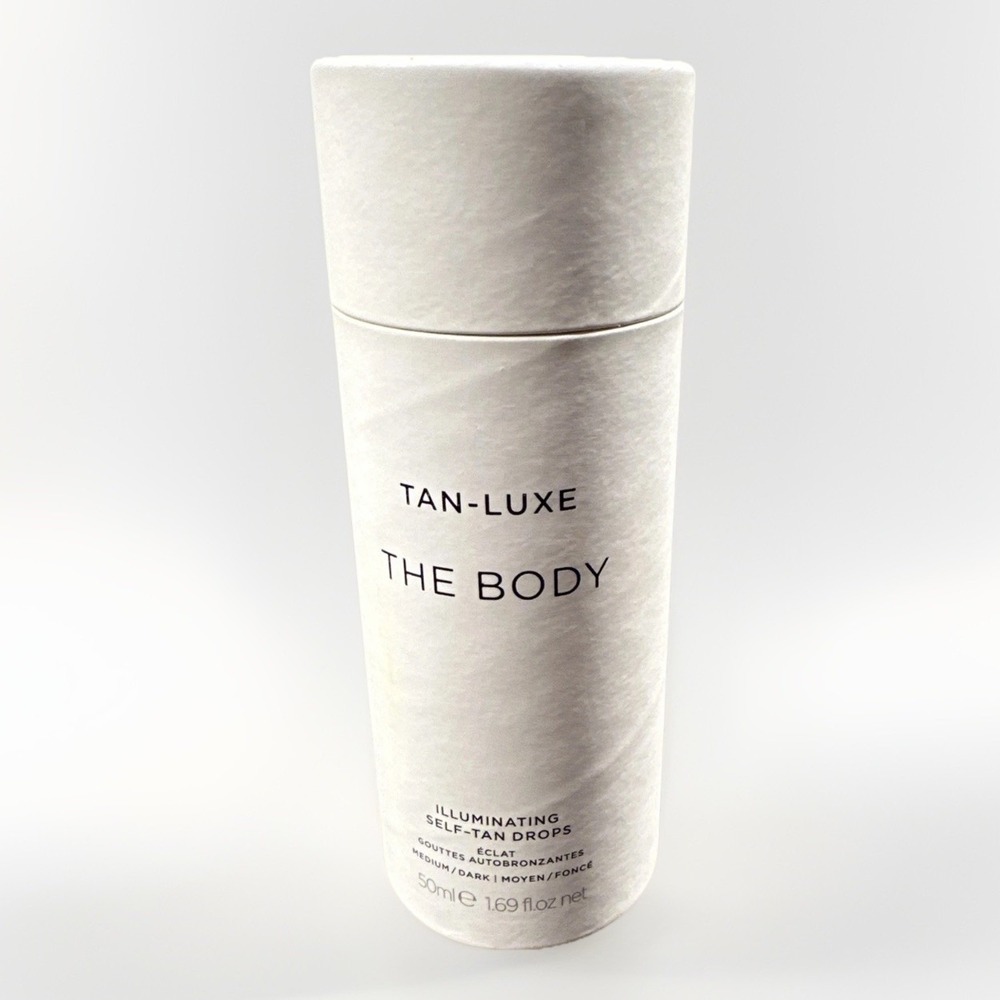 Tan Luxe The Body Illuminating Self Tan Drops - Medium / Dark - 1.69oz New Boxed
